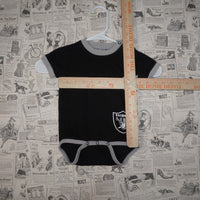 18 - Vintage Y2K Nfl Shirts onesie oakland raiders front - Black - 18