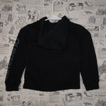 40 - Vintage Y2K Hoodies striped embroidered zip hoodie - Black - 40
