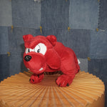 Vintage Y2K American Vintage Accessories bulldog plush toy - Red