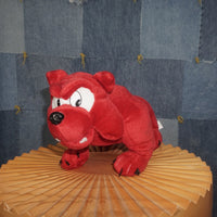 Vintage Y2K American Vintage Accessories bulldog plush toy - Red