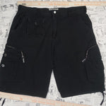 40 - Vintage Y2K Z E E P Shorts cargo baggie wide leg 2000s - Black - 40