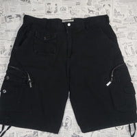 40 - Vintage Y2K Z E E P Shorts cargo baggie wide leg 2000s - Black - 40