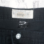 40 - Vintage Y2K Z E E P Shorts cargo baggie wide leg 2000s - Black - 40