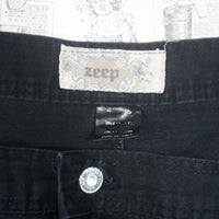 40 - Vintage Y2K Z E E P Shorts cargo baggie wide leg 2000s - Black - 40