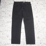 38X32 - Vintage Y2K Levi's Pants orange tab 505 regular fit - Black - 38X32