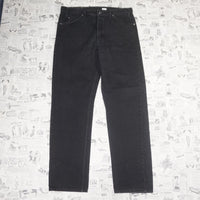 38X32 - Vintage Y2K Levi's Pants orange tab 505 regular fit - Black - 38X32
