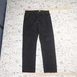 38X32 - Vintage Y2K Levi's Pants orange tab 505 regular fit - Black - 38X32