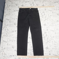 38X32 - Vintage Y2K Levi's Pants orange tab 505 regular fit - Black - 38X32