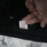 38X32 - Vintage Y2K Levi's Pants orange tab 505 regular fit - Black - 38X32
