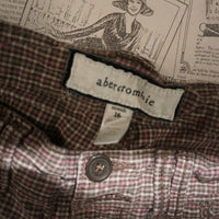 16 - Vintage Y2K Abercrombie & Fitch Shorts plaid shorts - 16