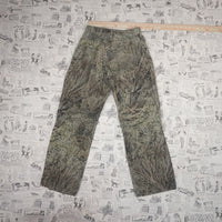 30X30 - Vintage Y2K Mossy Oak Pants description brush real - Green - 30X30