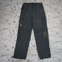 XL - Vintage Y2K Trans9 Pants windbreaker cargo pants - Gray Periodprice 30 - XL