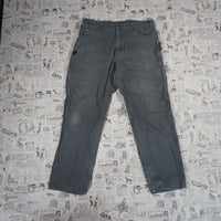 36 - Vintage Y2K Dickies Pants work where carpenter style - Gray - 36