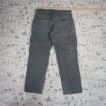 36 - Vintage Y2K Dickies Pants work where carpenter style - Gray - 36