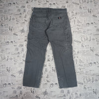 36 - Vintage Y2K Dickies Pants work where carpenter style - Gray - 36