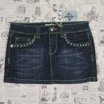 4 - Vintage Y2K American Vintage Shorts rhinestone green - Blue - 4