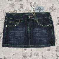 4 - Vintage Y2K American Vintage Shorts rhinestone green - Blue - 4