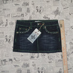 4 - Vintage Y2K American Vintage Shorts rhinestone green - Blue - 4