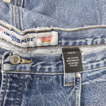 40 - Vintage Y2K Anchor Blue Shorts baggy wide leg faded - 40
