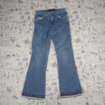 5 - Vintage Y2K L E I Pants flare wide leg bootcut style - Blue - 5