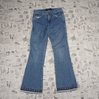 5 - Vintage Y2K L E I Pants flare wide leg bootcut style - Blue - 5
