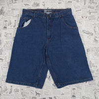 34 - Vintage Y2K American Vintage Shorts baggy wide leg nsi - Blue - 34