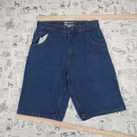 34 - Vintage Y2K American Vintage Shorts baggy wide leg nsi - Blue - 34