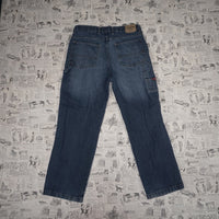 34X30 - Vintage Y2K Chaps Pants essential simple carpenter - Blue - 34X30