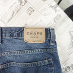 34X30 - Vintage Y2K Chaps Pants essential simple carpenter - Blue - 34X30