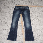 29 - Vintage Y2K Miss Me Pants mid rise easy boot designed - Blue - 29