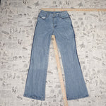 Vintage Y2K Calvin Klein Pants denim street fit slight flare - Blue - 7