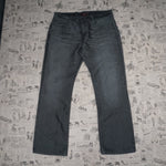 36 - Vintage Y2K Old School Pants essential simple baggy - Gray - 36