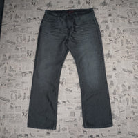 36 - Vintage Y2K Old School Pants essential simple baggy - Gray - 36