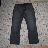 36 - Vintage Y2K Old School Pants essential simple baggy - Gray - 36