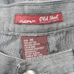 36 - Vintage Y2K Old School Pants essential simple baggy - Gray - 36