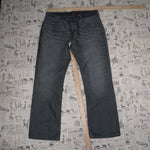 36 - Vintage Y2K Old School Pants essential simple baggy - Gray - 36