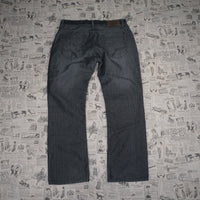 36 - Vintage Y2K Old School Pants essential simple baggy - Gray - 36