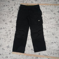 34 - Vintage Y2K Cat Pants work where heavyweight carpenter - Black - 34