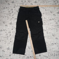 34 - Vintage Y2K Cat Pants work where heavyweight carpenter - Black - 34