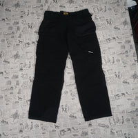 34 - Vintage Y2K Cat Pants work where heavyweight carpenter - Black - 34
