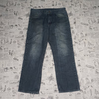 36X30 - Vintage Y2K American Vintage Pants embroidered logo - Blue - 36X30
