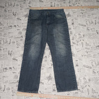 36X30 - Vintage Y2K American Vintage Pants embroidered logo - Blue - 36X30