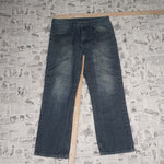 36X30 - Vintage Y2K American Vintage Pants embroidered logo - Blue - 36X30