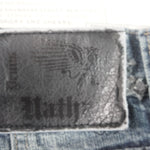 36X30 - Vintage Y2K American Vintage Pants embroidered logo - Blue - 36X30