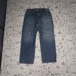 38 - Vintage Y2K Levi's Pants wide leg baggy faded denim - Blue - 38