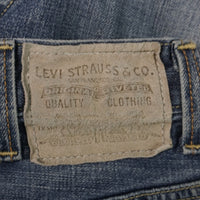 38 - Vintage Y2K Levi's Pants wide leg baggy faded denim - Blue - 38