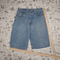 30 - Vintage Y2K Faded Glory Shorts baggy wide leg faded - Blue - 30
