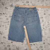 30 - Vintage Y2K Faded Glory Shorts baggy wide leg faded - Blue - 30