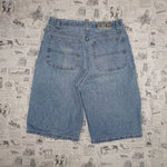 30 - Vintage Y2K Faded Glory Shorts baggy wide leg faded - Blue - 30