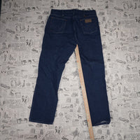 36 - Vintage Y2K Wrangler Jeans essential work where cowboy 2 - Blue - 36